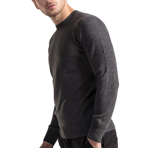 Men's Crew Neck Casual Long Sleeve Slim Sweater Pullover Knit Sweater Lightweight Sweaters with Ribbing Edge2