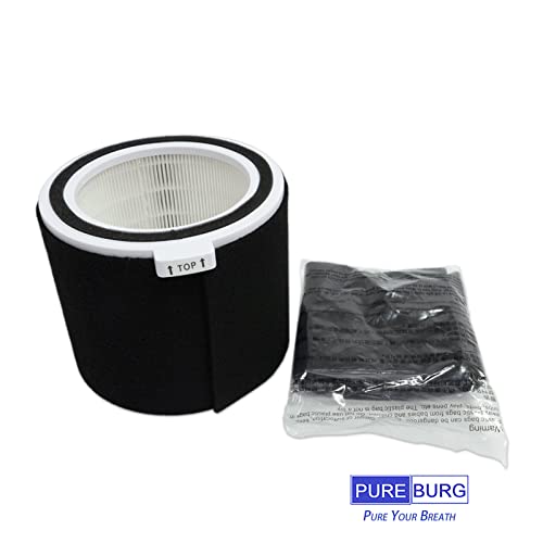 PUREBURG HPA830W Replacement True HEPA Filter Set Compatible with Honeywell HPA830 Series HEPA Air Purifier, HRFJ830 / Filter J - Image 3