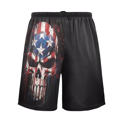 Men's Pajama Shorts Black Pajama Sleep Bottoms Casual with Pockets M 20324197