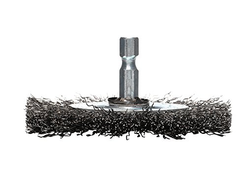 Makita P-66868 Rundbürste Ø 50 mm, gewellt, verzinkter Stahldraht, 1/4-Sechskantaufnahme,