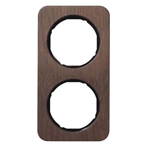 Preisvergleich Produktbild Hager Rahmen 2 Elemente R1 Holz / schwarz