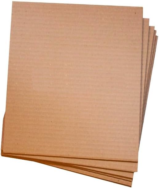 10 Pack Cardboard Corrugated Pads, 36" Wide x 36" Long, 5/32" Thick, Kraft, Single Wall, 32 ECT, Heavy Duty Shipping & Packing Dividers