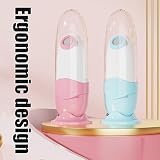 WYJRO Przenośny bidet dla kobiet i mężczyzn, osobiste urządzenie czyszczące do czyszczenia pośladków, mycie intymnych części ciała po porodzie, butelka do krocza,Pink,120ml