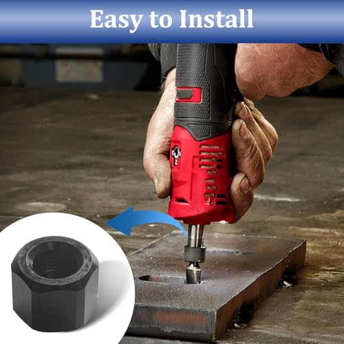 48-68-0031 1/4 Inch Die Grinders Collet Nut Replacement Parts for 2485-20,2486-20,2784-20,5192,5194,5196 Die Grinder/2723-20 Compact Router