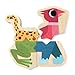 DJECO Mix & Match Animal Magnets - Silly Creatures, Endless Fun for Home, School or Gifts - Fun & Creative for Family & Friends, Educational Wooden Toys for Preschool, Kids 2+