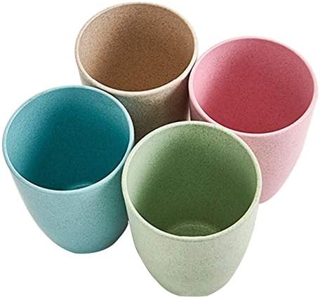 Lpdphanxfkx 4 Pcs Modern Toothbrush Cup Plastic Tumbler Cup Unbreakable Toothbrush Holder Mug Gargle Washing Cup for Home Bathroom Travel