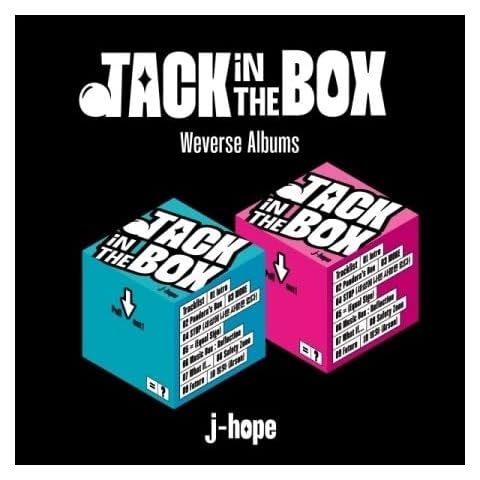 Álbum de fotos Big Hit Entertainment J-HOPE BHE0178 Jack in The Box Weverse con texto en inglés y páginas magnéticas Cover