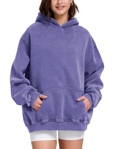 Image of Hatant Oversized Hoodie Sweatshirts for Men Couples Heavyweight Hoodies Pullover Vintage Mens Acid Wash Sweaters Clothes 2026