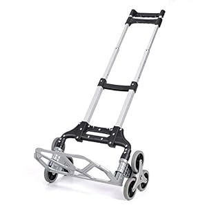 Draagbare Opvouwbare Trapklimmerwagen, in Hoogte Verstelbare Aluminiumlegering Heavy Duty 176 Lbs Capaciteit…