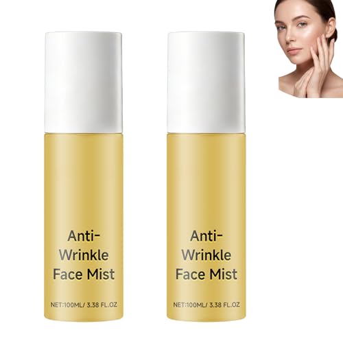 Balancing Face Mist，Wrinkle Spray，Anti-Wrinkle & Lifting Essence Mist For Sensitive，Deep Wrinkle Serum，All In One Mist，Light-Weight Face Moisturizer，Instant Lifting Face Serum (2pcs)