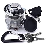 HD Switch Starter Ignition Key Switch Replaces Grasshopper Mower 183827 Models with Kubota Diesel & Gas w/ 2 Keys and Dust Cover