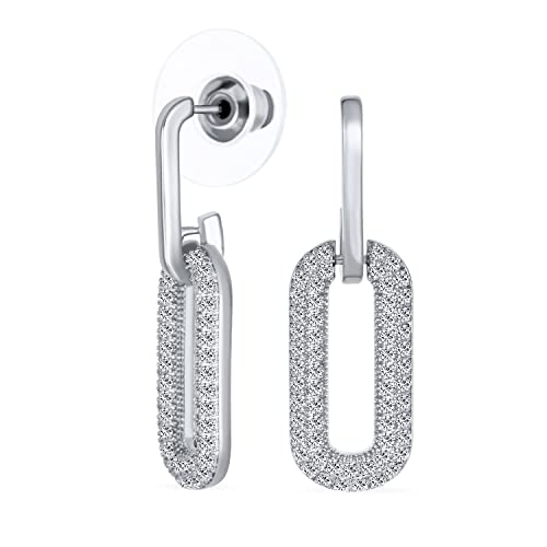 Créoles maillons trombone 1,25 pouce, le cadeau idéal en argent ou plaqué or 14K