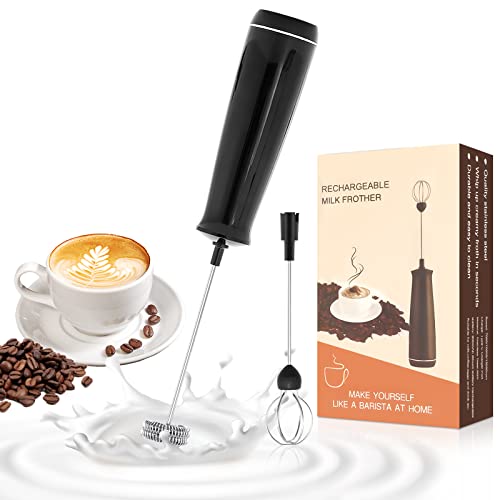 Qkbuza Elektrischer Matcha Schneebesen - Wiederaufladbarer Handmixer