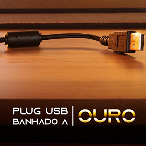 Teclado Mecânico Switch Red KRGD Full Anti-Ghosting Macro e Software Modo Gamer LED ABNT2 Adamantiun