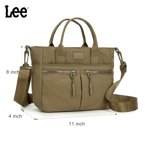 Image of Lee Small Crossbody Bag for Women Nylon Tote Bag with Multiple Pockets