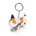 Yinyimei Porte-Clés Poupées de Dessin animé Mignon Chat Kate Chat chaîne de la chaîne de Porte-clé Porte-clés de carrelage Couple Couple Couple Chaînes Enfants Jouet Jouet Porte-clés Charms Pendentif