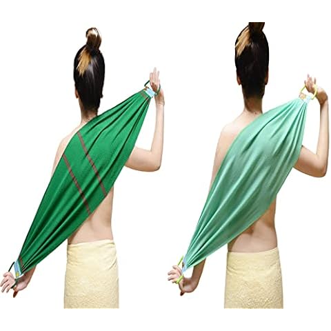 LeapLife Exfoliating Back Scrubber, Body Back Scrubber Towel for Shower, Bath Wash Scrub Cloth Washcloth Washer for Men Women Exfoliation, Body Scrubbing Brush Exfoliator [500D+250D] Cover