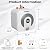 Ganggend 2.5 Gallon Electric Water Heater, 110V 1500W Mini Tank Under Sink Instant Hot Water Heater with Pressure Release Vavle, Digital Display for Kitchen,RV,Laundry