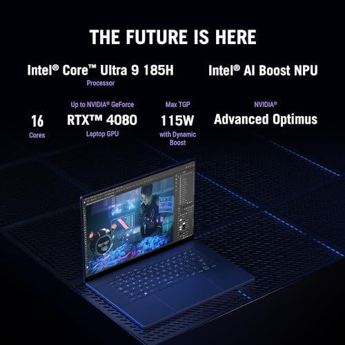 ASUS ROG Zephyrus G16, Gaming Laptop, 16 "(40.64cm) ROG Nebula OLED 240Hz,Intel Core Ultra 9(32GB LPDDR5X/1TB SSD/NVIDIA GeForce RTX 4080 /Windows... - Image 2