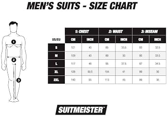 Suitmeister Men's Disco Costume Suit - Saturday Night Fever Outfit - Slim Fit - Including Blazer And Flare Pants