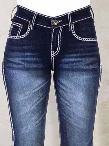 Flamingals Bootcut High Rise Casual Pocket Denim Jeans with Pockets3