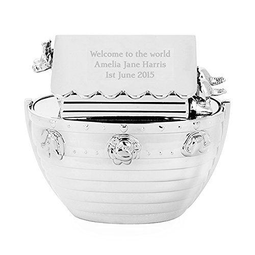 Personalised Noah's Ark Money Box