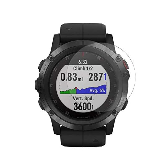 Vaxson 3 stycken skyddsfilm, kompatibel med Garmin fenix 5 Sapphire, skärmskydd bubbelfritt [ej pansarglas]