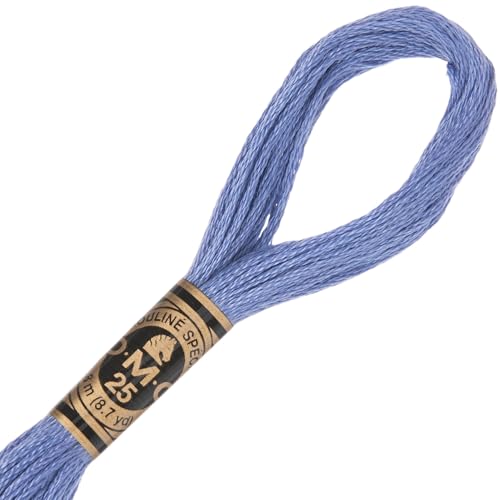 Image of Hobby Lobby DMC Cotton Embroidery Floss - 793 Medium Cornflower Blue | Set of 12
