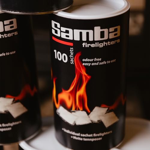100 Samba Firestarters Firelighters Sachets 1 Tube - Image 5