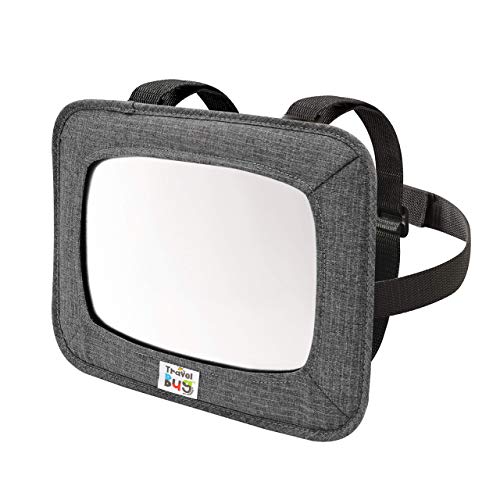 GoldBug Soft Sided Rear & Forward Facing Safety Mirror for Baby & Toddler - Shatter Resistant -...