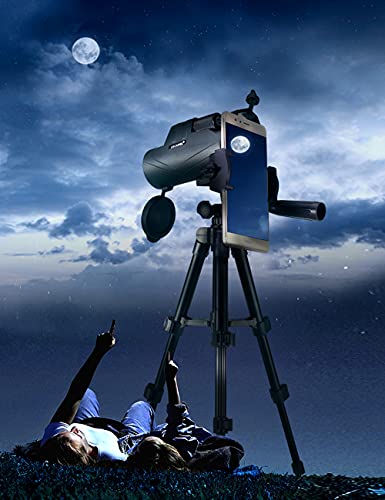 Hochauflösendes monokulares Stativ mit Stativ wasserdichtes Mobiltelefon Bergsteigen Vogel Jagd Konzert… – Bild 6