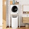 COSTWAY Washer and Dryer Combo Set, 8Lbs Capacity Portable Washing Machine with 6 Wash Programs and 1.5 Cu.Ft. Tumble Laundry Dryer with 4 Drying Modes for Home, Apartment, Dorm, RV