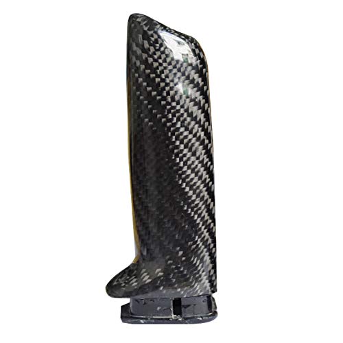 MOTOLIMO Funda universal de fibra de carbono para freno de mano de coche con adhesivo para BMW E46 E90 E92 F30 F32 F80 Accesorios Cover