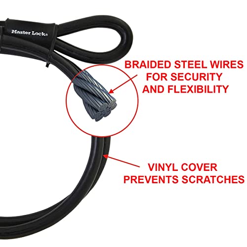 Câble antivol 4,5 m Master Lock pour éviter le vol de matériel - 6