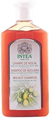 Premium Brunette Shampoo with Natural Walnut Extract - Highlights Your Brown Colour, Adds Shine, Softens & Detangles (250ml) by Intea
