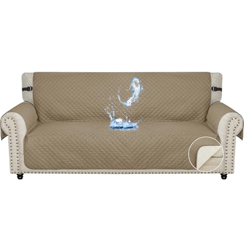 Ystyle Trapuntato Copridivano 3 Posti Con Braccioli - Estivo Impermeabile