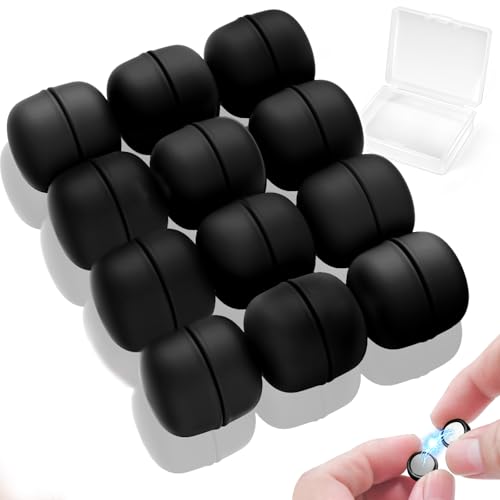 DJKYT black hijab magnets in a compact set — shows the uniform black finish and cube-small profile