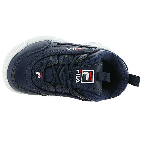 Fila Disrupter II I Boys InfantToddler Sneaker M US Toddler NavyWhiteRed2
