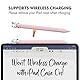 NIUTRENDZ Karikatur Apple Pencil Hülle Süßes Silikon Ärmel Haut Zubehör (Rosa, Apple Pencil 2nd Generation und Apple Pencil Pro)
