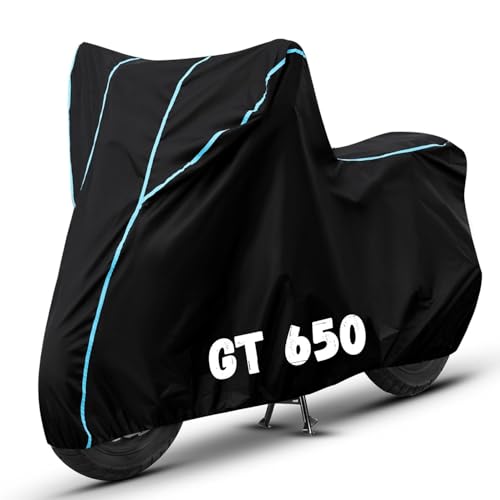 Image of Bike Cover for Continental GT 650 100% Waterproof, Dustproof & Scratch Resistant| Fully Bottom Elastic UV Resistant Heavy Duty Body Cover | All Weather Outdoor Use