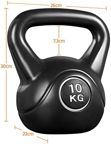 costoffs Heavy Weight Kettlebells 10kg Kettle Bells for Men/Women Home Exercise Workout Equipment