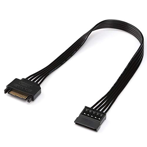 Cable Extensor de Alimentación 15 Pin SATA y PCIe 8 Pin, 4 unidades miniatura 4