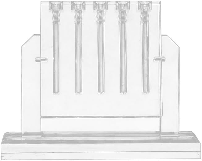 VIGAN Acrylic Automobile Oil Quality Comparator Can Flip Comparer Transmission Oil Viscosity Tester Demo Stand Test Tool Glass (6 Hole)