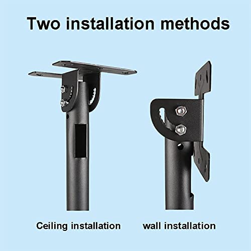 Support TV mural inclinable et pivotant avec ajustement de hauteur - 6