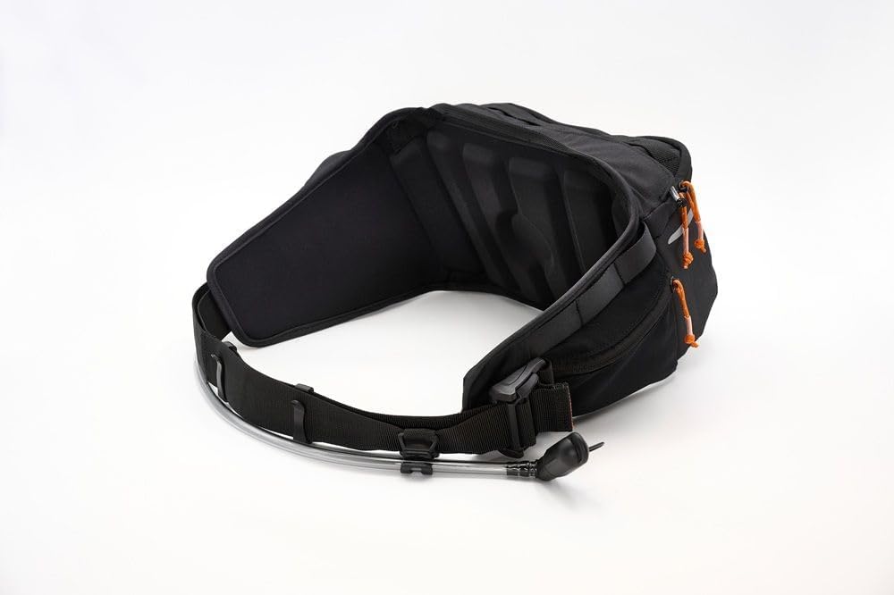 FIDLOCK Hip Belt for Hydration Bladder | Waterproof & Dustproof Compartment | Magnetic Self-Sealing Closure | Organized Storage & Ventilated Back Padding | MTB, Hiking, Trail