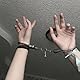 WXNPA 2 Stück Polizei Handschellen zum fesseln mit Schlüssel,Simulierte Polizei Handschellen, Kinderspielzeug Handschellen,Handschellen Erwachsene,SM Sex Spielzeug für Paare