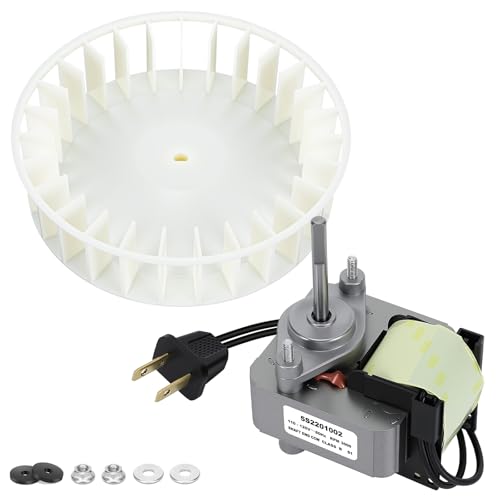 Upgraded Bathroom Exhaust Fan Motor and Blade Kit, 80 CFM High Airflow Quiet Replacement – Compatible with AS50 AS54 AS60 AS70 ASF50 ASLC50 ASLC50FL ASF70 ASLC70 by Suyomo - Used condition - US$32.25