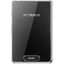 for XTEINK X3 E-Book Reader Case, Transparent Clear Flexible Slim TPU with Reinforced Corner Shock Absorption Silicone Rubber Case Cover Compatible with XTEINK X3 3.7" eBook Reader