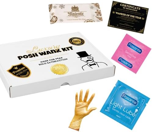Luxury Posh Wank Kit – Premium Funny Gift Set for Him – Secret Sa...