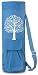 BalanceFrom GoYoga Full Zip Exercise Yoga Mat Bag with Multi-Functional Storage Pockets [Fits Both 1/2-Inch and 1/4-Inch Thick Mats] (Blue)